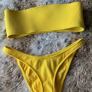 Triangl Yellow Bikini